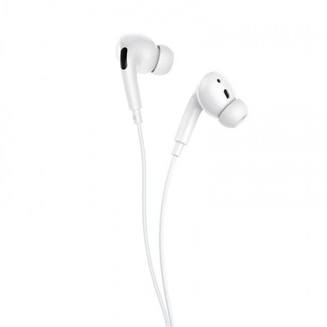 Вакуумні навушники з Type-C коннектором Hoco M1 Pro Original series White