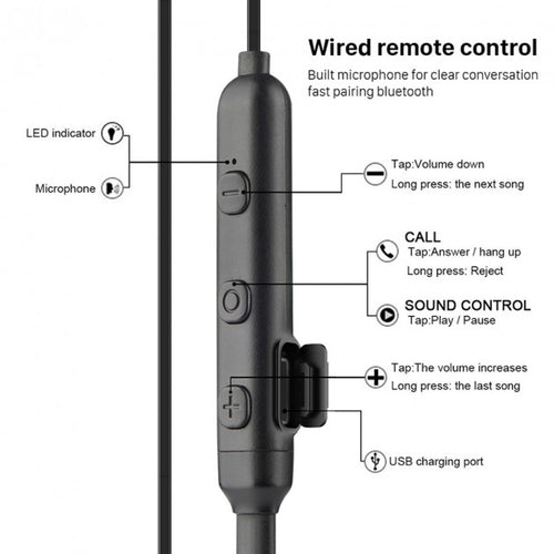 Bluetooth навушники Hoco ES11 Gray