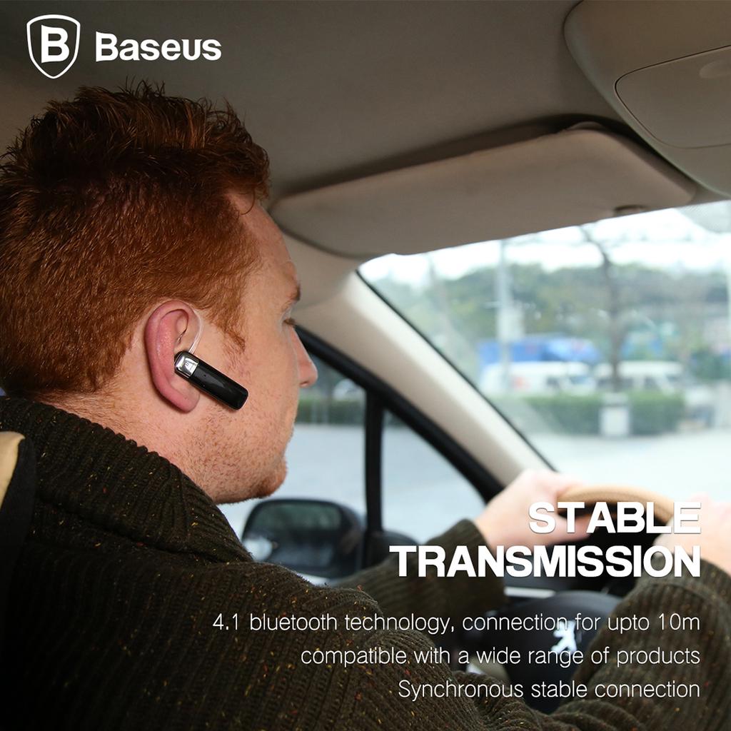Bluetooth гарнитура Baseus Timk Series (AUBASETK-01) Black