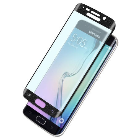 Без бренда Захисне скло 0.3 mm з вигнутими краями для Samsung Galaxy S6 edge Black