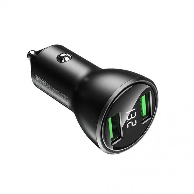 Автомобільний зарядний пристрій Remax RCC106 Vitor Series (2USB, 3.4A) Black