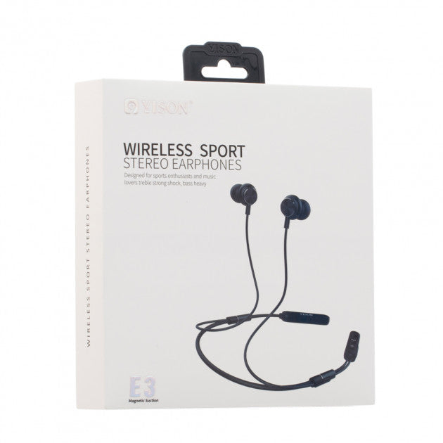 Bluetooth навушники Yison E3 Black