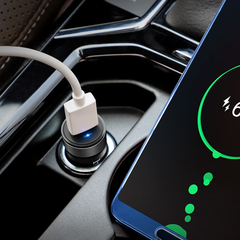 Автомобільний зарядний пристрій Hoco Z32 Speed Up QC3.0 (1USB) Black