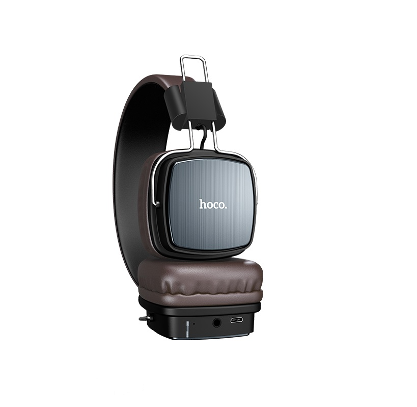Bluetooth навушники Hoco W20 Gleeful Gray
