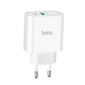 Мережевий зарядний пристрій Hoco C57A Speed PD+QC3.0 White