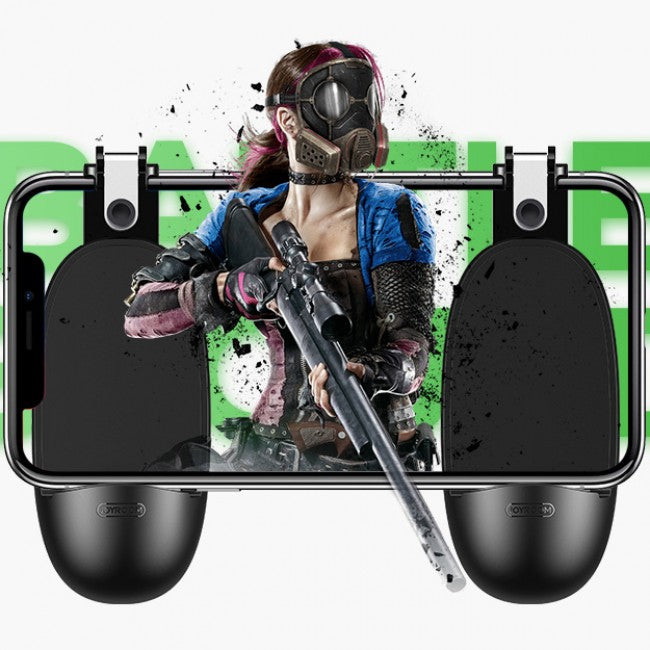 Тригери-геймпад для PUBG Mobile Joyroom JR-ZS185 Beetle gamepad Black