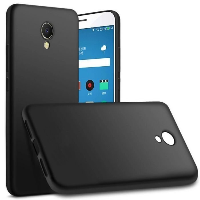 Силіконовий чохол для Meizu M6 Чорний Без бренда