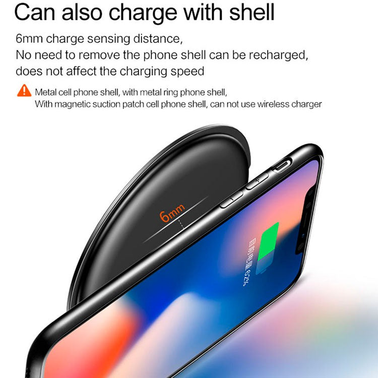 Бездротове зарядне пристрій USAMS Zodi Series Charging Pad Black (US-CD30)