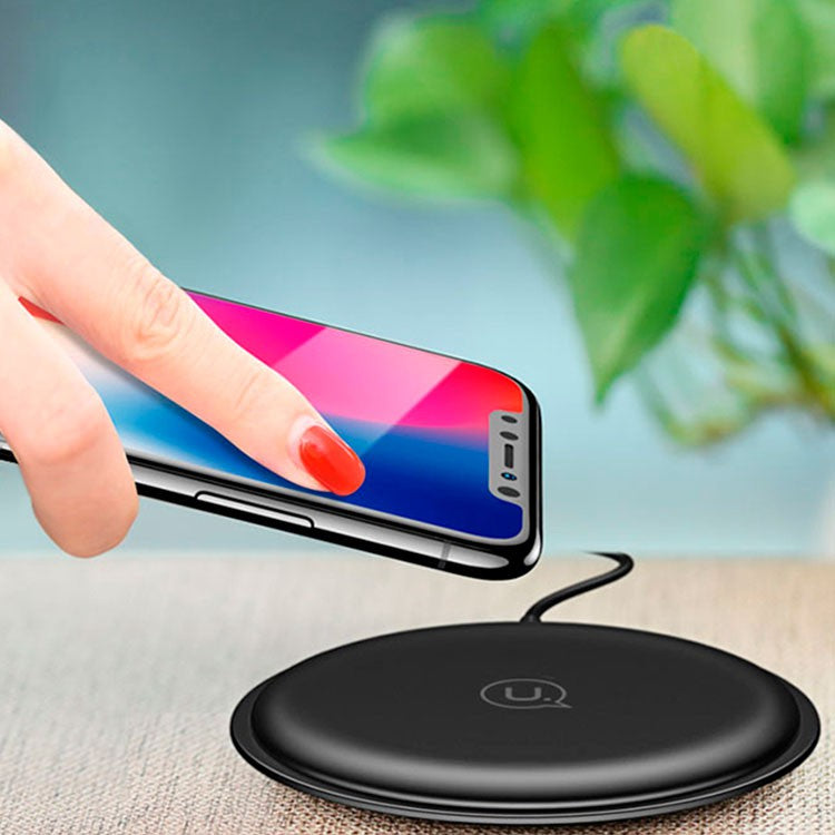 Бездротове зарядне пристрій USAMS Zodi Series Charging Pad Black (US-CD30)