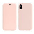 Чохол-книжка Hoco Colorful series liquid silicone для Apple iPhone XS Max Pink