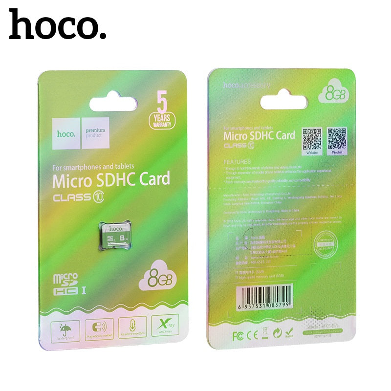 Карта пам'яті Hoco MicroSD Class 6 8GB