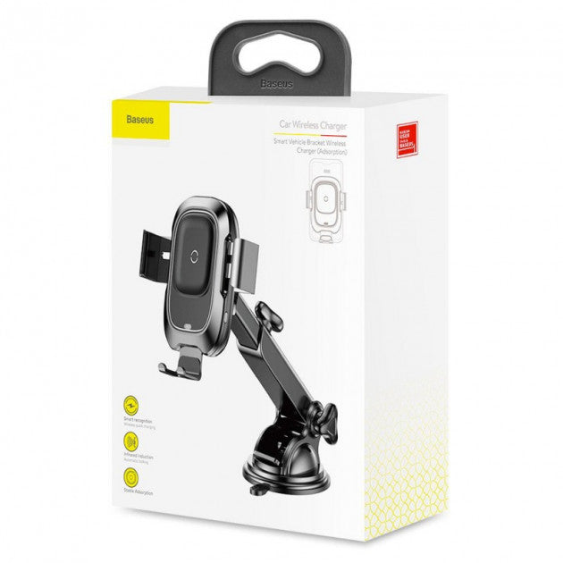 Автодержатель Baseus Smart Vehicle Bracket Sucker style Black