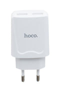 Мережевий зарядний пристрій Hoco C52A (2USB, 2.1A) Білий