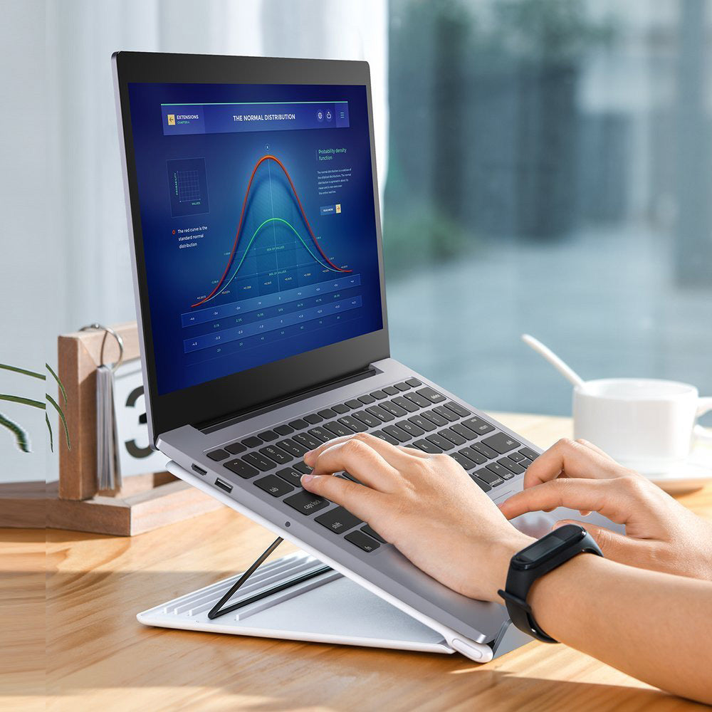 Підставка для ноутбука Baseus Let's go Mesh Portable Laptop Stand White Gray