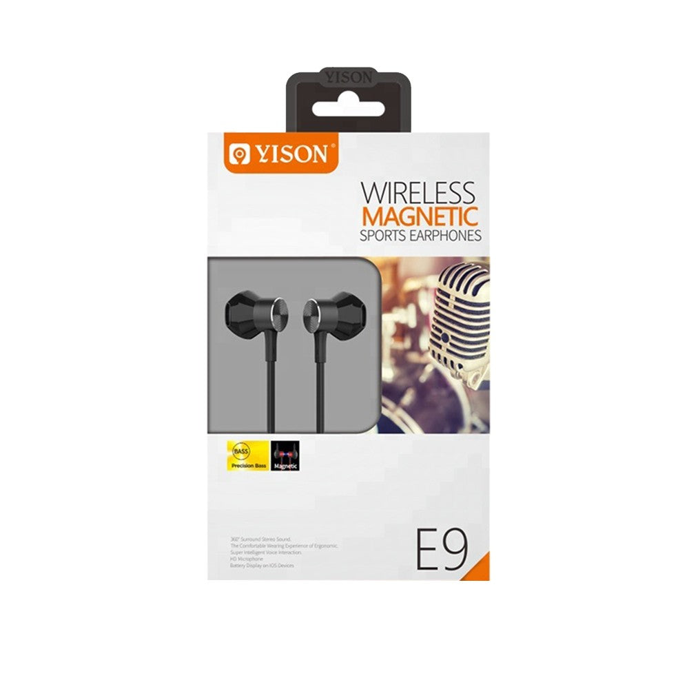 Bluetooth навушники Yison E9 Black