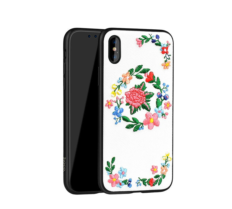 Чохол-накладка Hoco Summery flowers series iPhone X peony