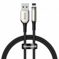Магнітний кабель для зарядки iPhone Baseus Zinc Magnetic Cable for Lightning (Charging only) 2A 1m Чорний