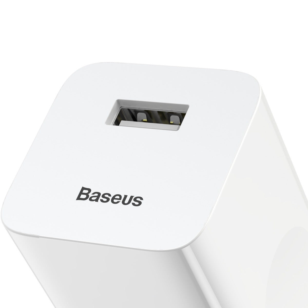 Мережевий зарядний пристрій Baseus Charging Quick (1USB 2.4AQC3.0) White
