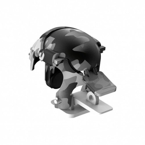 Ігрові тригери для телефону Baseus Level 3 Helmet PUBG Gadget GA03 Camouflage Gray