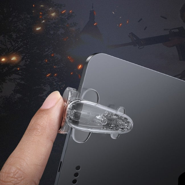 Ігрові тригери для планшета Baseus shooting game tool for pad Transparent