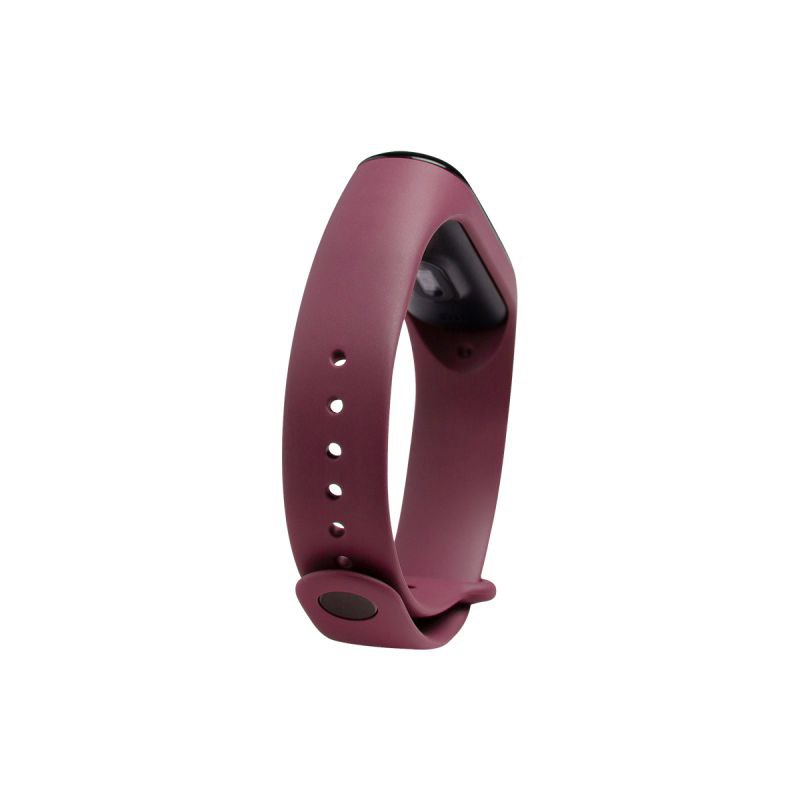 Силіконовий ремінець для фітнес-браслета Xiaomi Mi Band 5 Wine Red