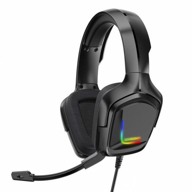 Навушники ігрові Onikuma K20 з мікрофоном Black