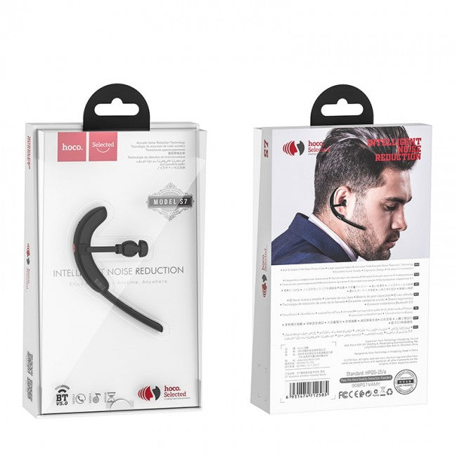 Bluetooth гарнитура Hoco S7 Delight business Black