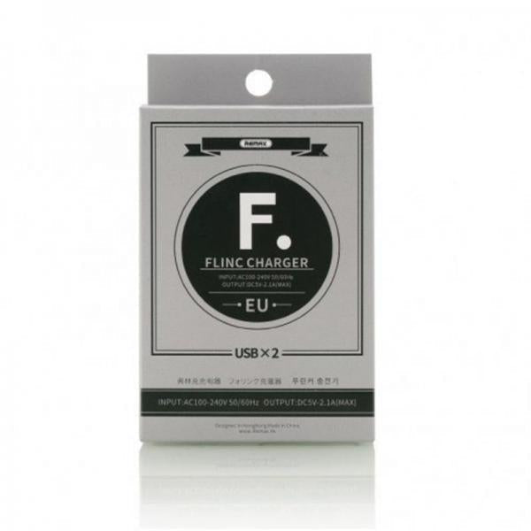 Мережевий зарядний пристрій Remax RP-U29 (2USB, 2.1A) Black