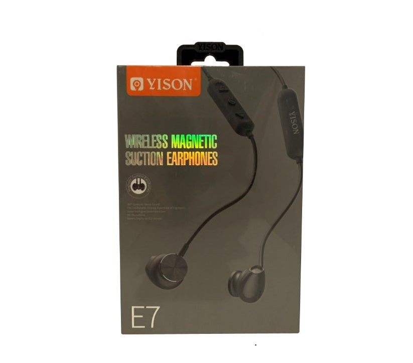 Bluetooth навушники Yison E7 Black