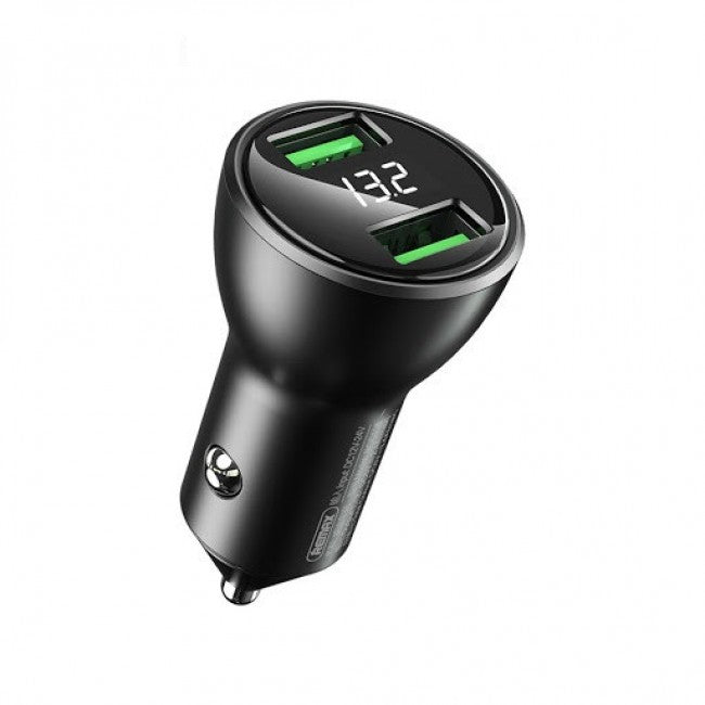 Автомобільний зарядний пристрій Remax RCC106 Vitor Series (2USB, 3.4A) Black