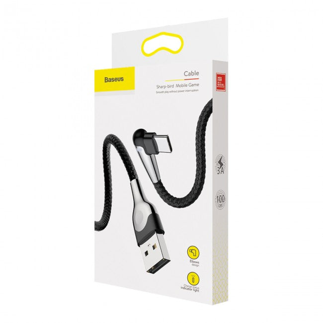 Кабель Baseus Sharp-bird for Mobile game Type-C (3A) 1m Black