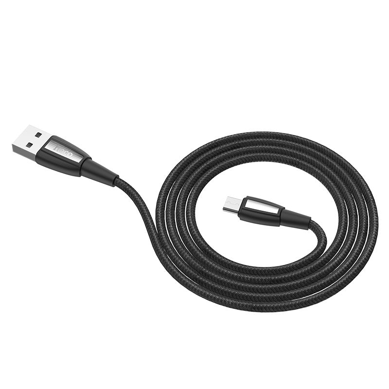 Кабель Hoco X39 Titan MicroUSB 1m Чорний