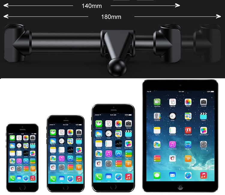 Автодержатель (на подголовник) Baseus Back Seat Car Mount Black