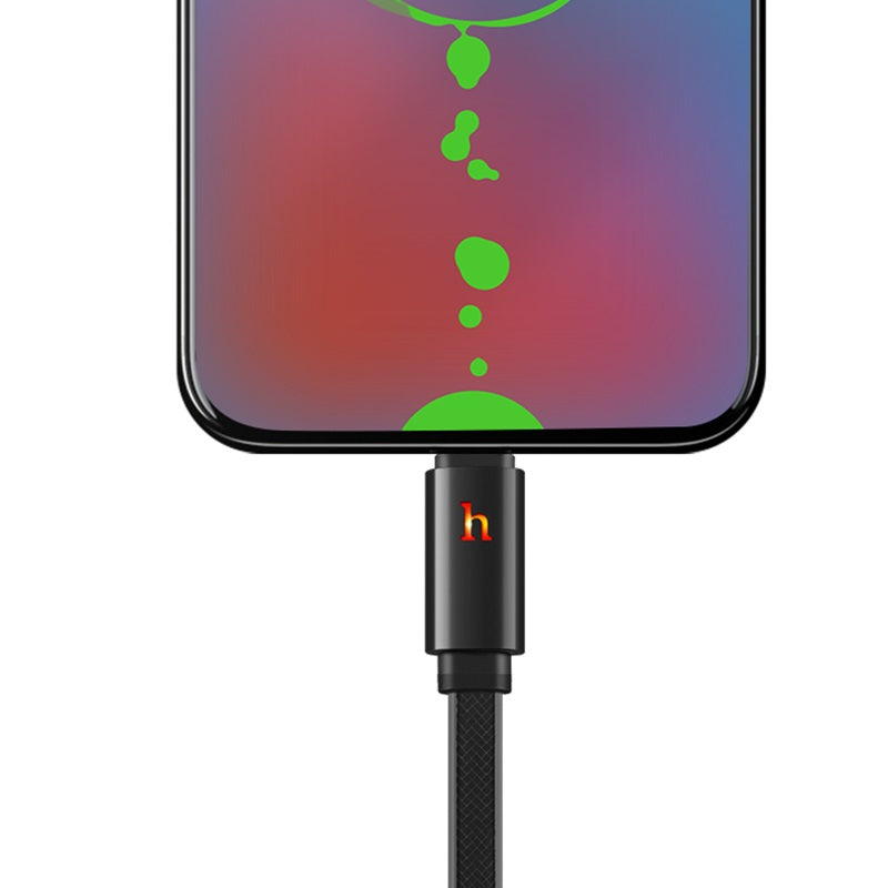 Кабель Hoco UPL12 Plus Jelly Lightning 1.2m Чорний