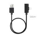 Перехідник Hoco LS9 brilliant digital audio charging cable for lightning 1.2M Чорний