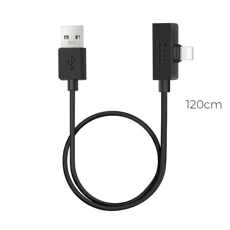 Перехідник Hoco LS9 brilliant digital audio charging cable for lightning 1.2M Чорний