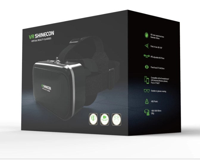 Окуляри віртуальної реальності Shinecon VR SC-G04 Black