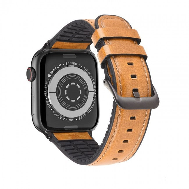 Шкіряний ремінець Hoco WB18 Fenix leather strap для Apple Watch Series 1/2/3/4/5 (38/40mm) Black