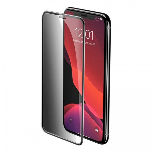 Захисне скло Baseus Curved Privacy Tempered Glass Black для Apple iPhone 11 / XR