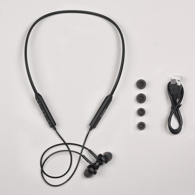 Bluetooth навушники Hoco ES18 Faery sound sports Чорний