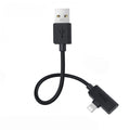 Перехідник Hoco LS9 brilliant digital audio charging cable for lightning 15cm Чорний