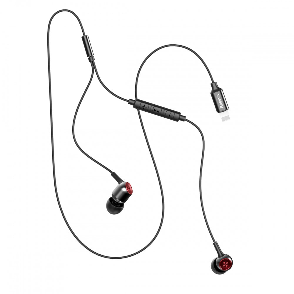 Навушники Baseus P02 lightning Call Digital Gray