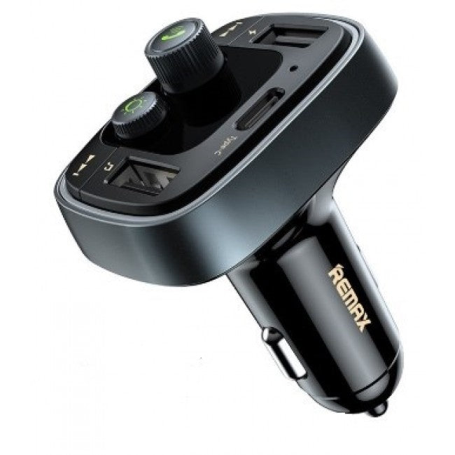 FM-модулятор (трансмиттер) Remax RCC230 Kezhi Series с функцией зарядки (2USB. 4.8A) Black