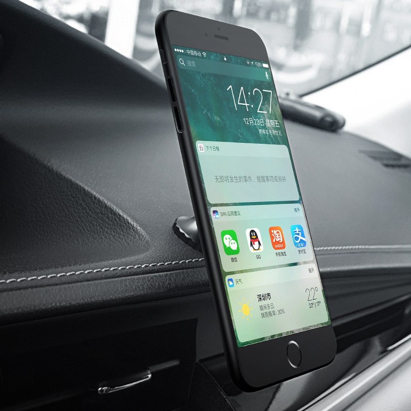 Автодержатель Hoco CA9 Magnetic metal Black