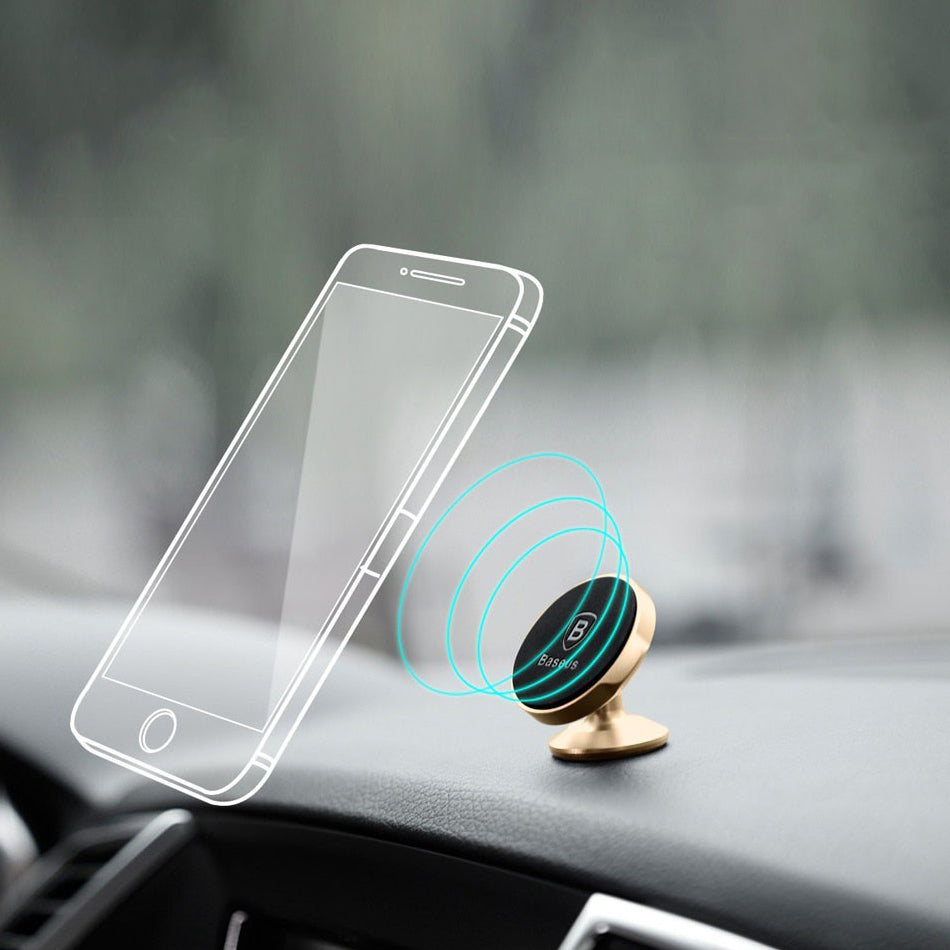 Автодержатель Baseus Small ears series Magnetic suction bracket (Vertical type) Black