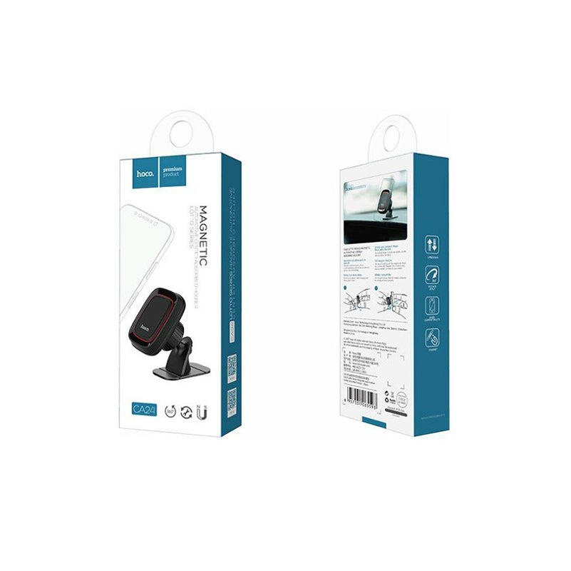 Автодержатель Hoco CA24 Lotto series magnetic automotive center adsorbed holder Black