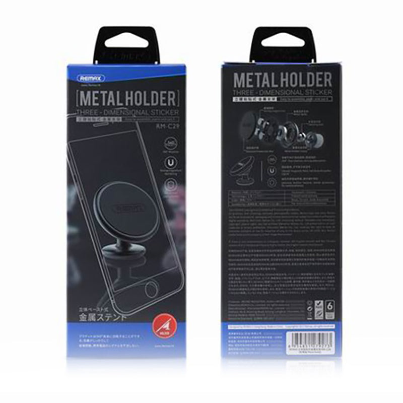 Автодержатель Remax Metal solid Holder RM-C29 Black