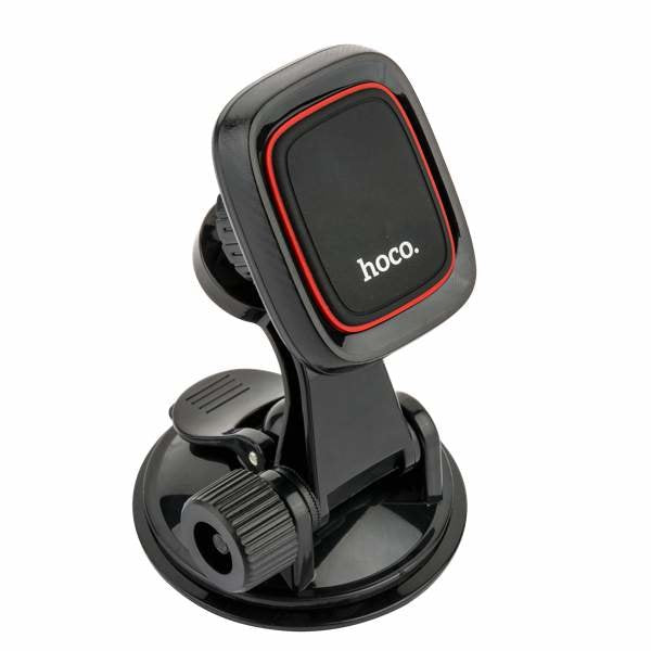 Автодержатель Hoco CA28 Happy journey series suction cup magnetic holder Black