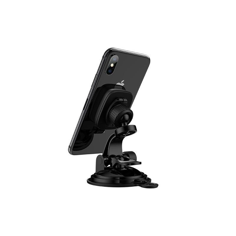 Автодержатель Hoco CA28 Happy journey series suction cup magnetic holder Black
