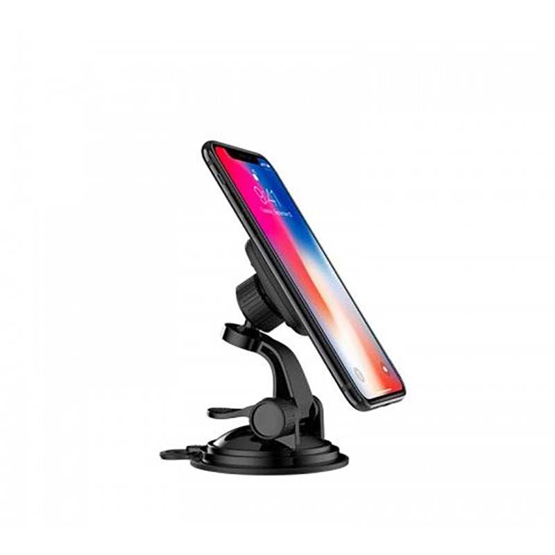 Автодержатель Hoco CA28 Happy journey series suction cup magnetic holder Black